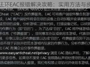 艾尔登法环EAC报错解决攻略：实用方法与步骤解析