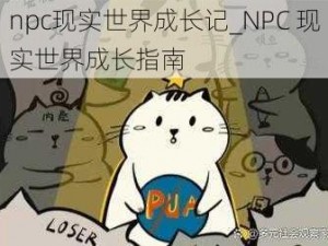 npc现实世界成长记_NPC 现实世界成长指南