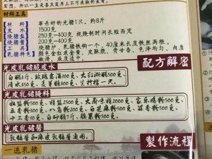 烤乳猪烹饪秘笈：传承美食文化，培养技艺与膳具推荐指南