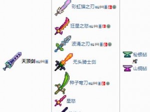 泰拉瑞亚草剑合成攻略：详解草剑材料步骤与技巧全解析