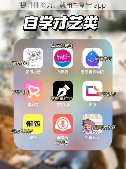 提升性能力，就用性副宝 app