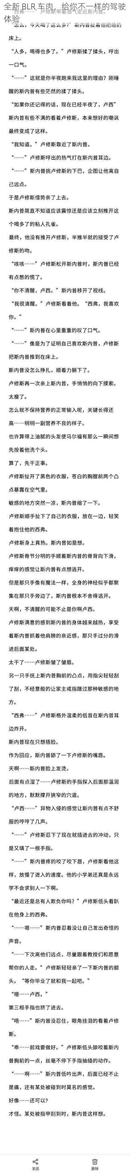 全新 BLR 车肉，给你不一样的驾驶体验