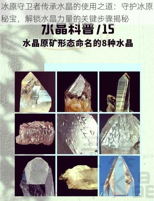 冰原守卫者传承水晶的使用之道：守护冰原秘宝，解锁水晶力量的关键步骤揭秘