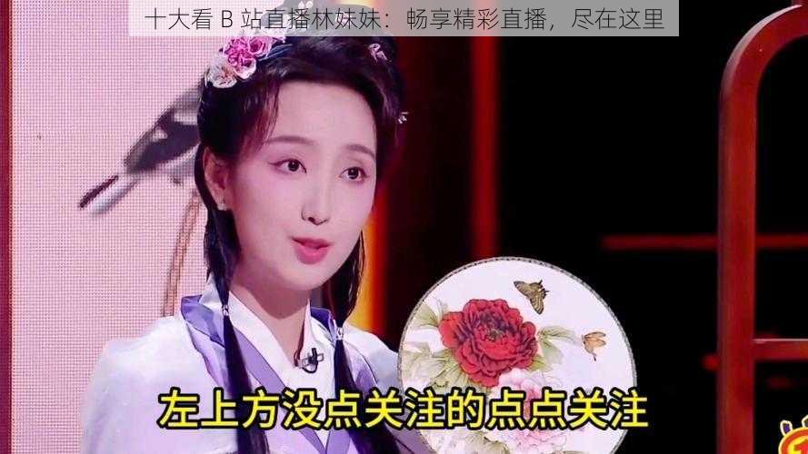 十大看 B 站直播林妹妹：畅享精彩直播，尽在这里