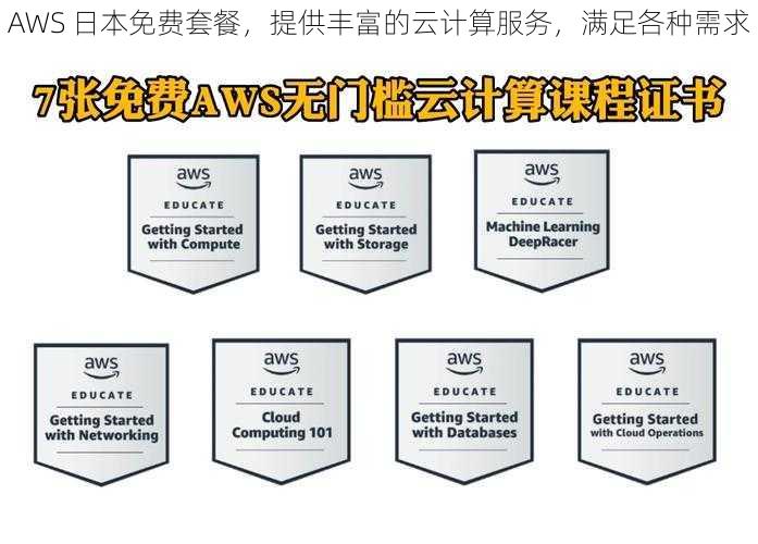 AWS 日本免费套餐，提供丰富的云计算服务，满足各种需求