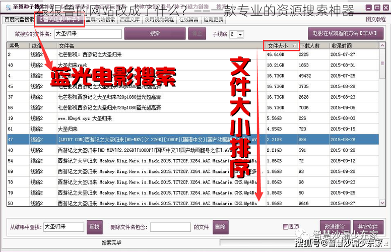 狠狠鲁的网站改成了什么？——一款专业的资源搜索神器