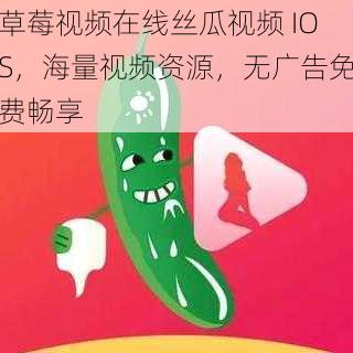 草莓视频在线丝瓜视频 IOS，海量视频资源，无广告免费畅享