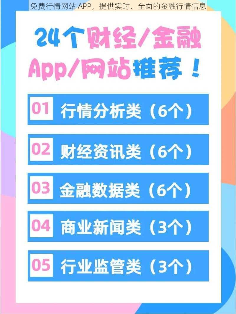 免费行情网站 APP，提供实时、全面的金融行情信息