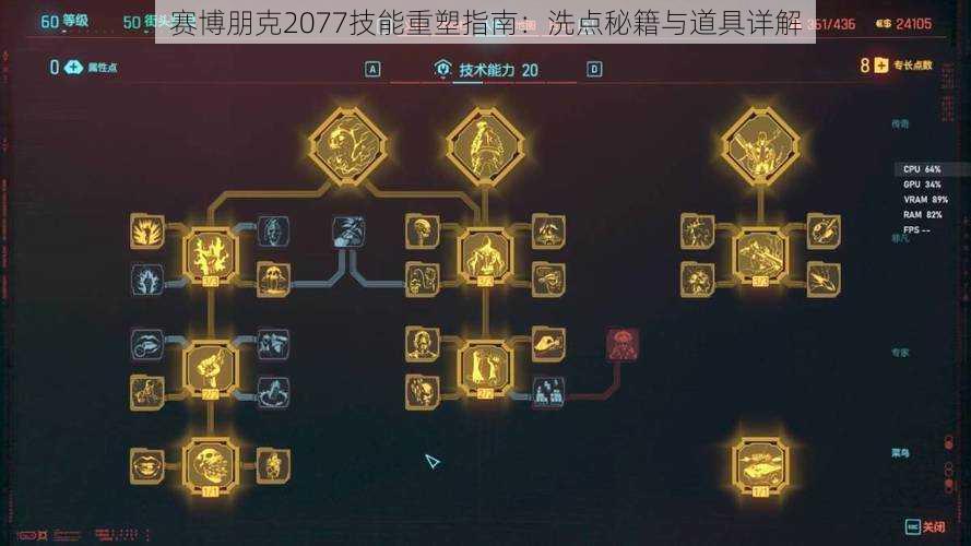 赛博朋克2077技能重塑指南：洗点秘籍与道具详解