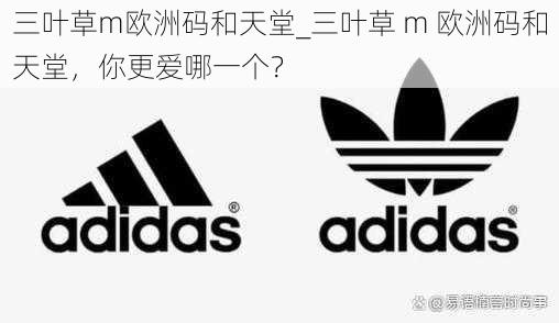 三叶草m欧洲码和天堂_三叶草 m 欧洲码和天堂，你更爱哪一个？