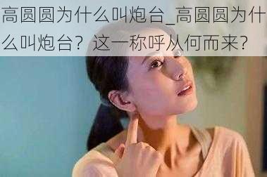 高圆圆为什么叫炮台_高圆圆为什么叫炮台？这一称呼从何而来？