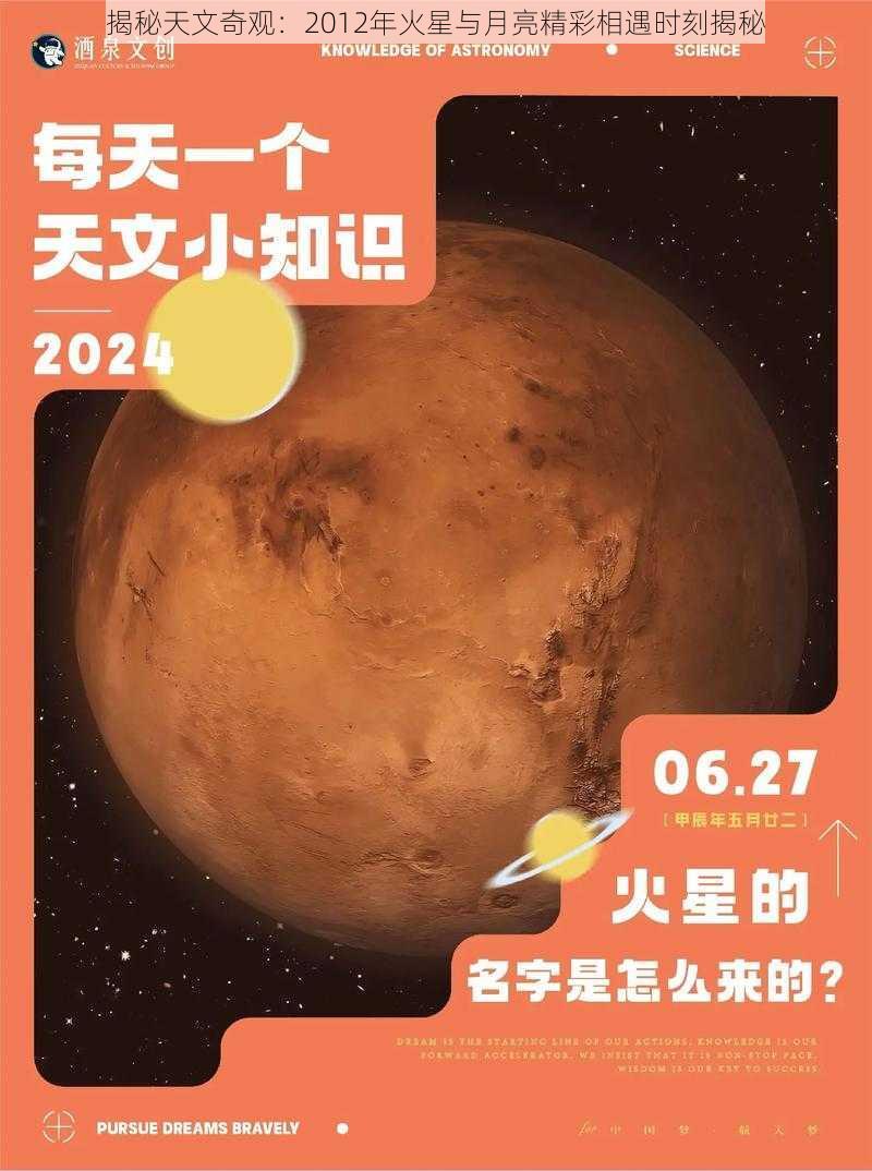 揭秘天文奇观：2012年火星与月亮精彩相遇时刻揭秘