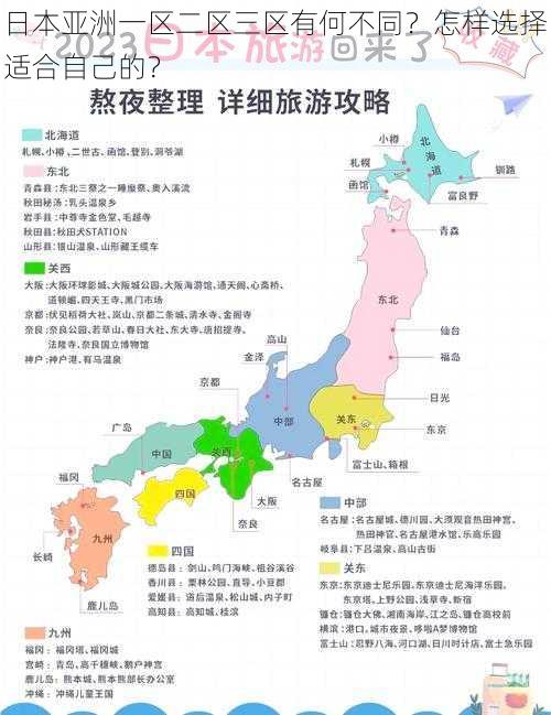 日本亚洲一区二区三区有何不同？怎样选择适合自己的？