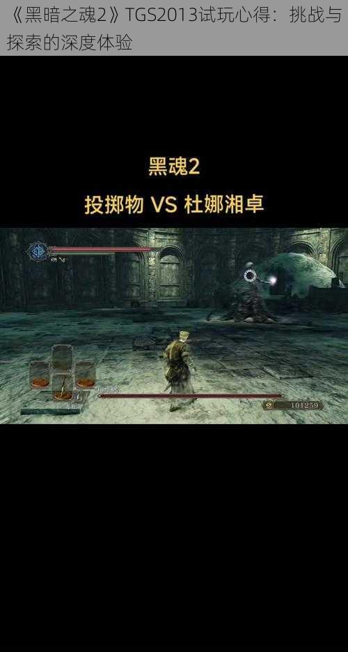 《黑暗之魂2》TGS2013试玩心得：挑战与探索的深度体验