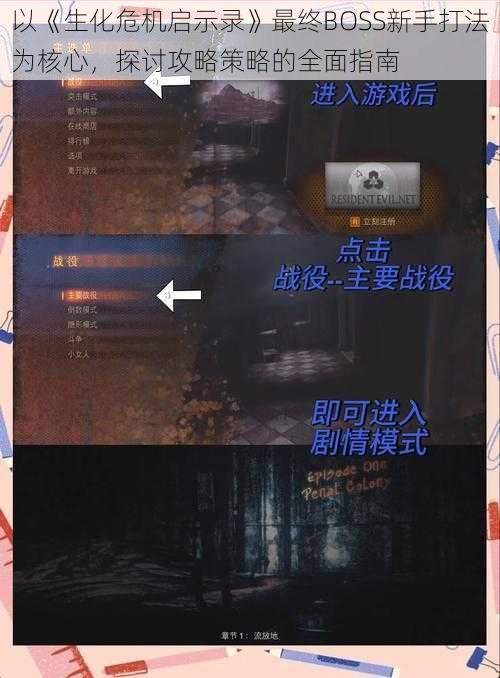 以《生化危机启示录》最终BOSS新手打法为核心，探讨攻略策略的全面指南