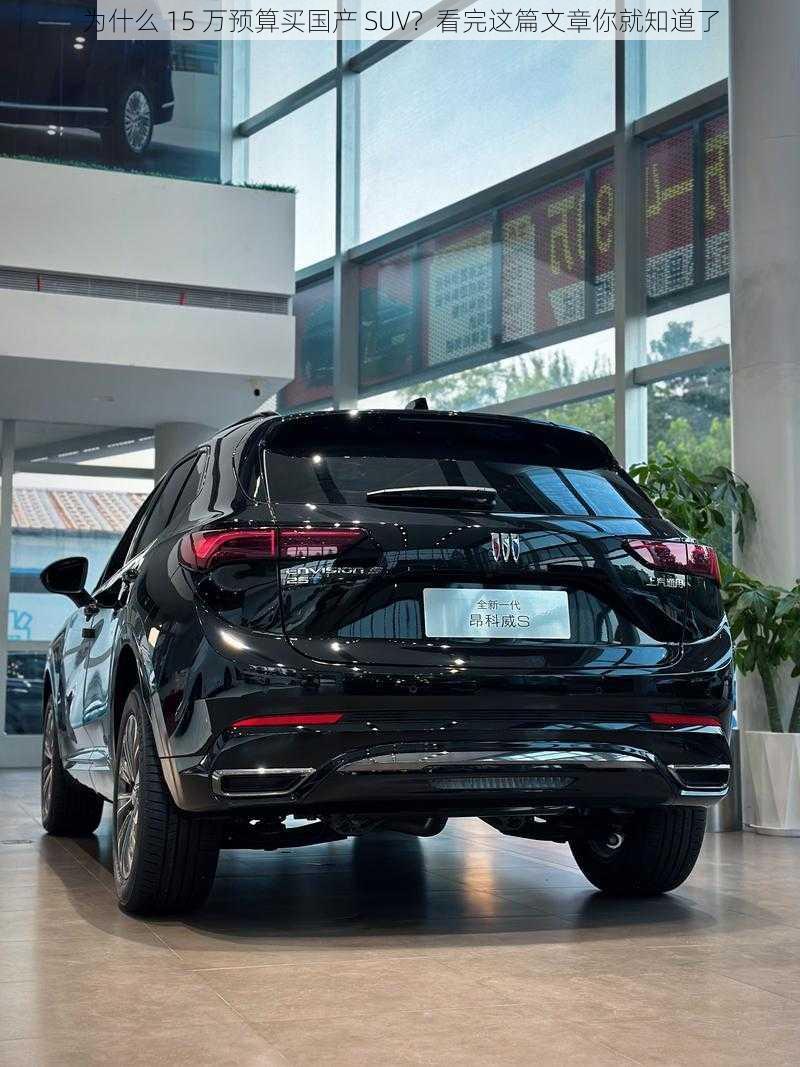 为什么 15 万预算买国产 SUV？看完这篇文章你就知道了